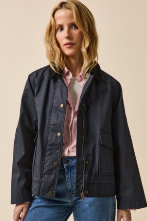 Women's coated cotton jacket