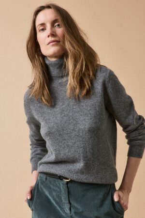 Women's rollneck sweater - The Cashmere Collection